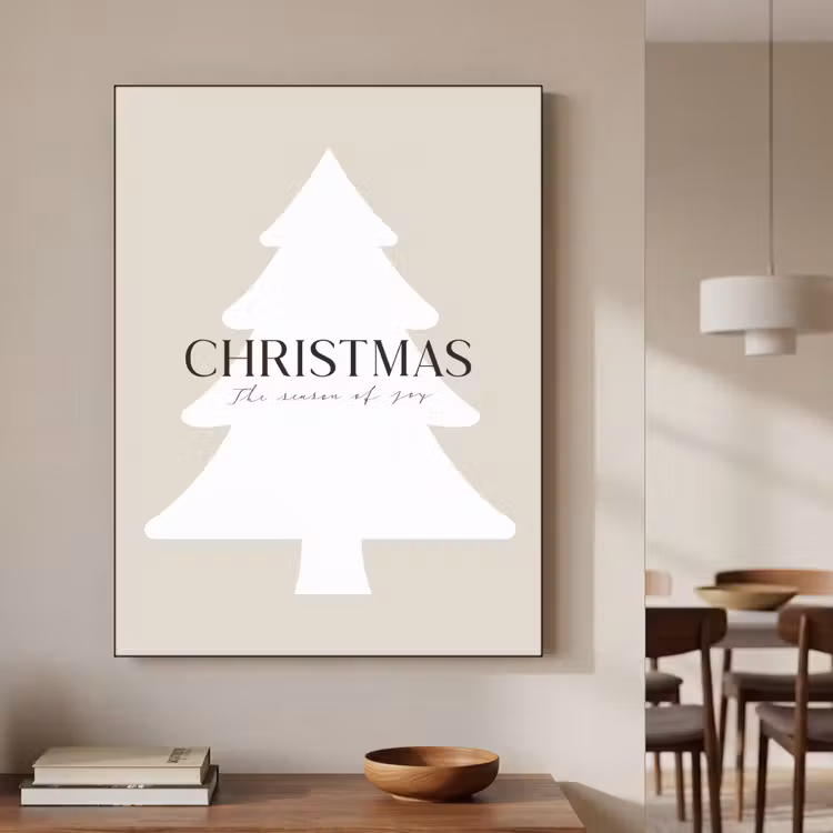 Art Frame - Kerstboom - Japandi - Christmas - Beige — 7