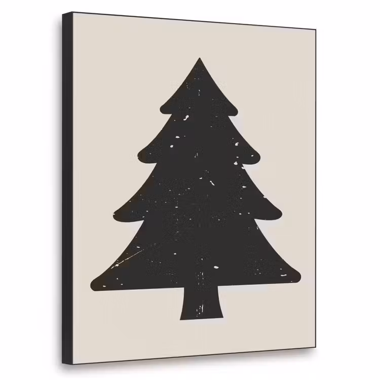 Art Frame - Kerstboom - Zwarte kerstboom - Boom - Japandi — 1