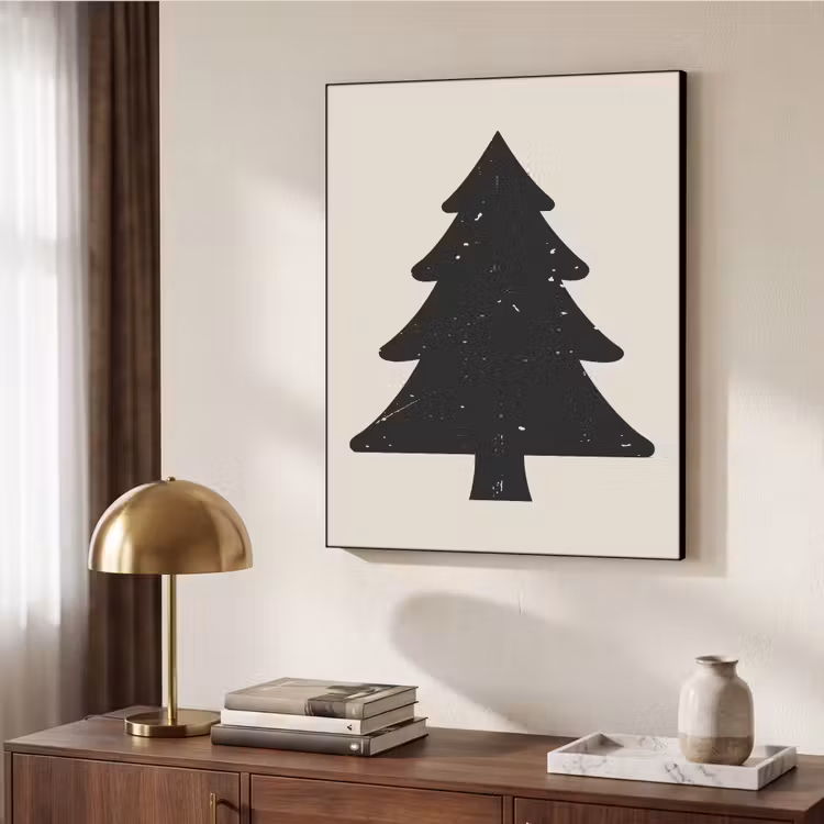 Art Frame - Kerstboom - Zwarte kerstboom - Boom - Japandi — 10