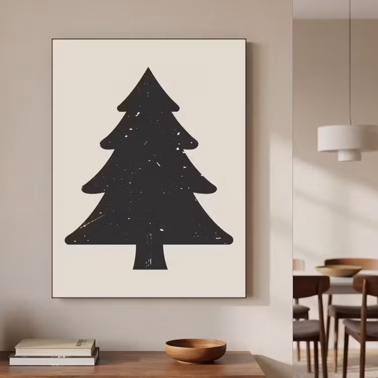 Art Frame - Kerstboom - Zwarte kerstboom - Boom - Japandi — 6