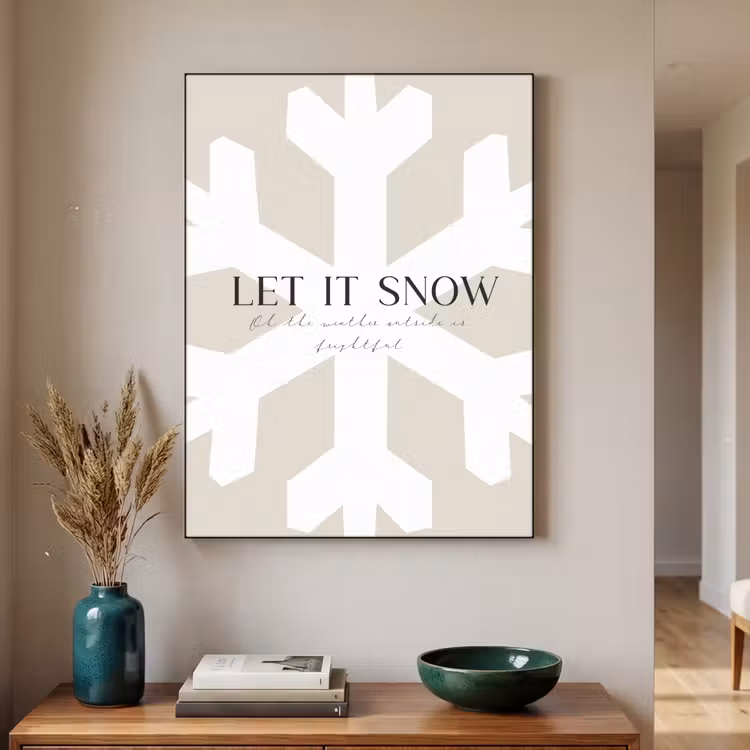 Art Frame - Sneeuw - Japandi - Winter - Decoratie — 3