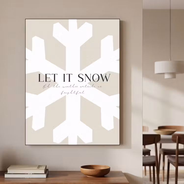 Art Frame - Sneeuw - Japandi - Winter - Decoratie — 6