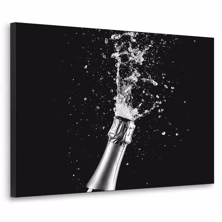 Art Frame - Champagne - Zwart - Spetters - Popping — 1