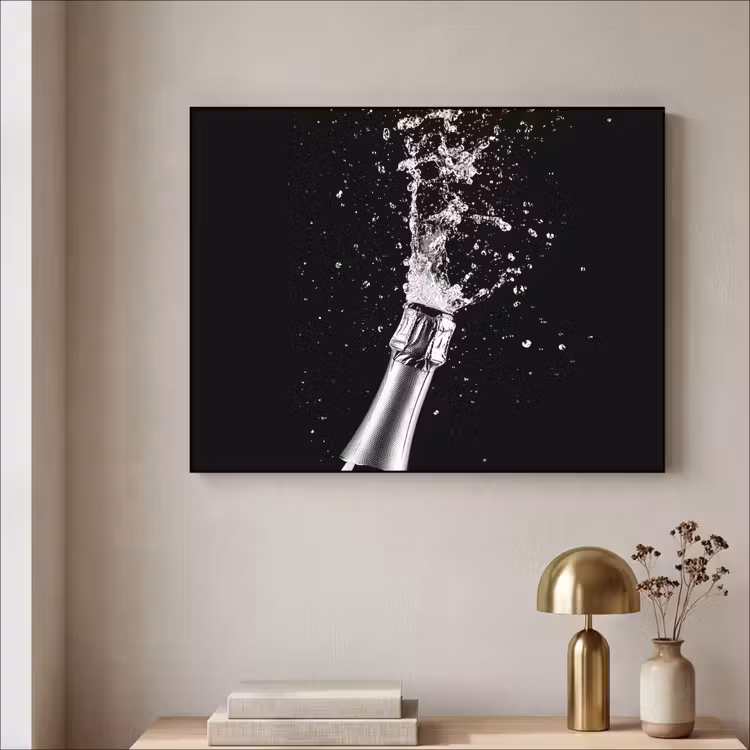 Art Frame - Champagne - Zwart - Spetters - Popping — 5