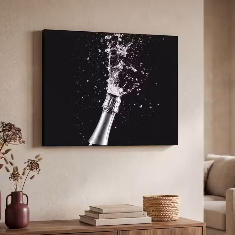 Art Frame - Champagne - Zwart - Spetters - Popping — 7