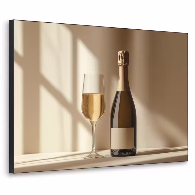Art Frame - Champagne - Beige - Schaduw - Bubbels — 1
