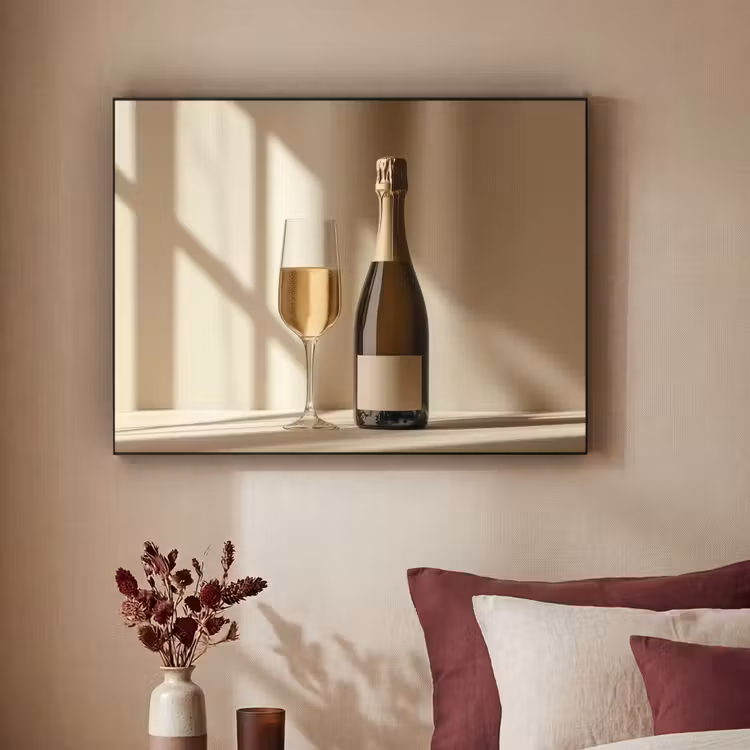 Art Frame - Champagne - Beige - Schaduw - Bubbels — 3