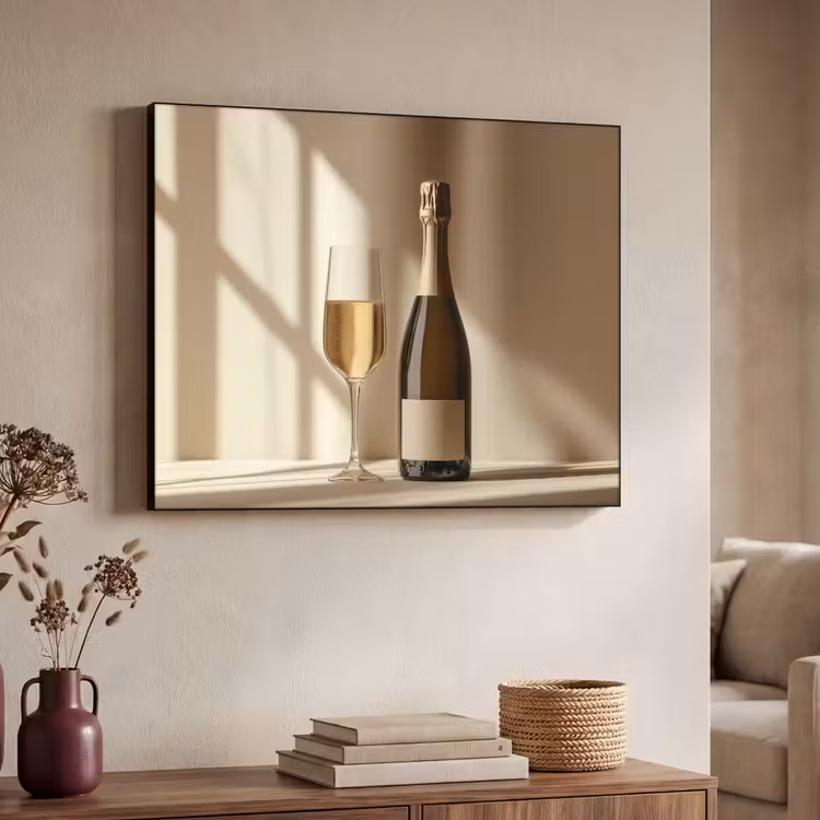 Art Frame - Champagne - Beige - Schaduw - Bubbels — 7
