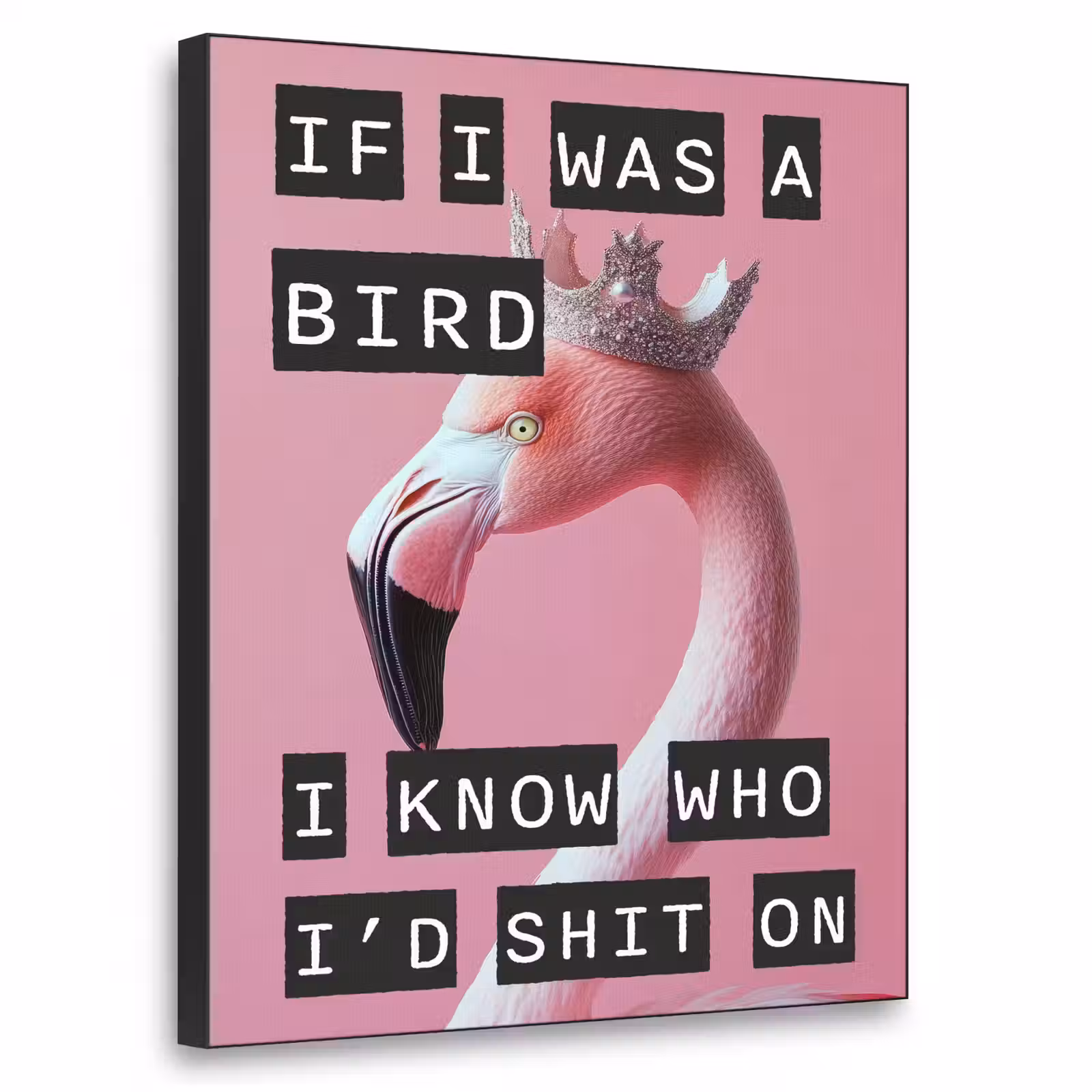 Art Frame - Flamingo - Roze - Vogel - Decoratie — 1