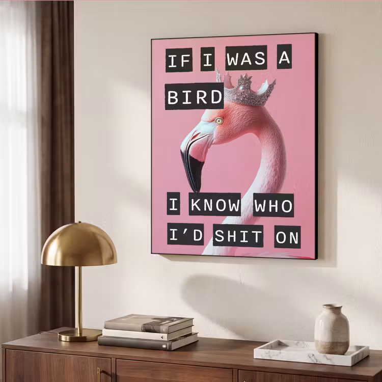 Art Frame - Flamingo - Roze - Vogel - Decoratie — 10