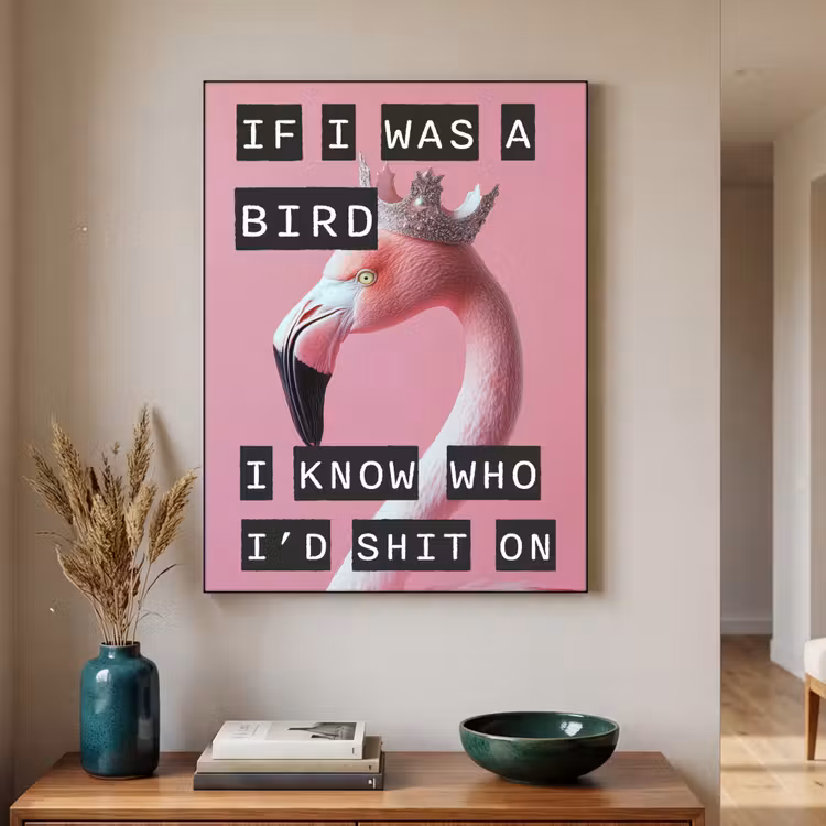 Art Frame - Flamingo - Roze - Vogel - Decoratie — 3