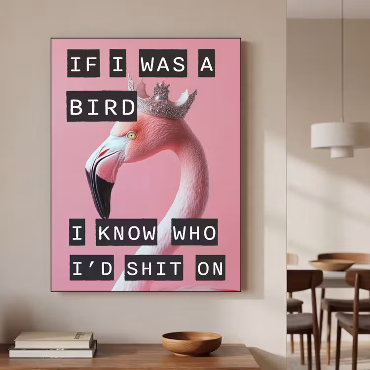 Art Frame - Flamingo - Roze - Vogel - Decoratie — 7