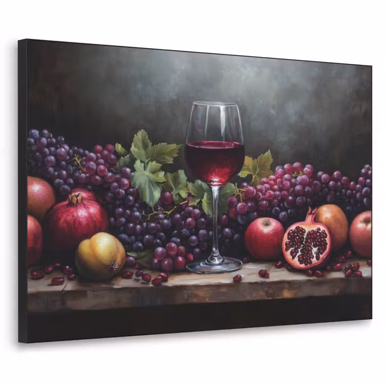 Art Frame - Wijn - Fruit - Stilleven — 1