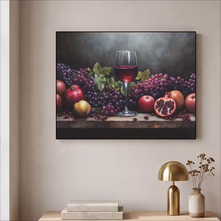 Art Frame - Wijn - Fruit - Stilleven — 5