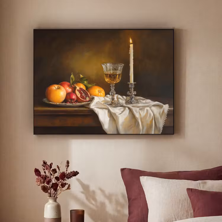Art Frame - Fruit - Stilleven - Wijn - Kaars — 3