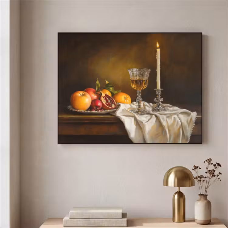 Art Frame - Fruit - Stilleven - Wijn - Kaars — 5