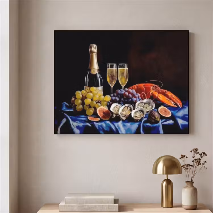 Art Frame - Champagne - Luxe - Oesters — 5