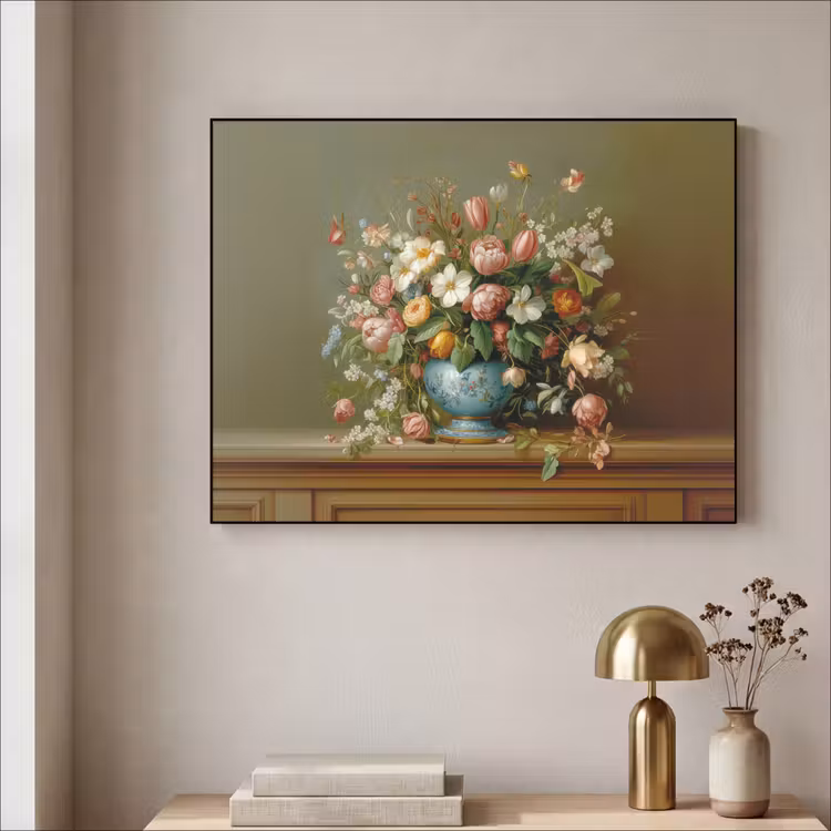 Art Frame - Vaas - Pastel - Kleuren - Bloemen — 5