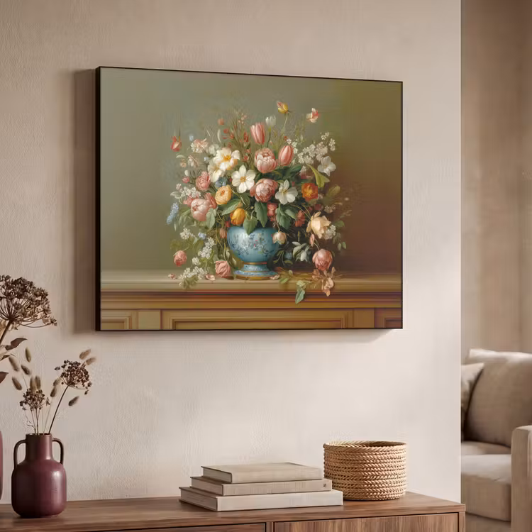 Art Frame - Vaas - Pastel - Kleuren - Bloemen — 7