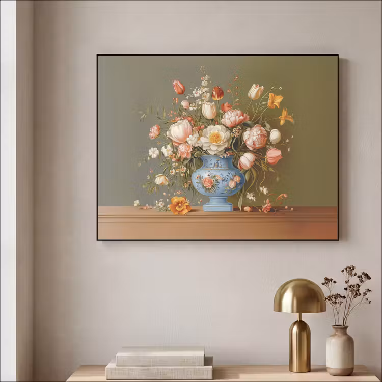 Art Frame - Neutral - Bloemen - Boeket - Vaas — 5