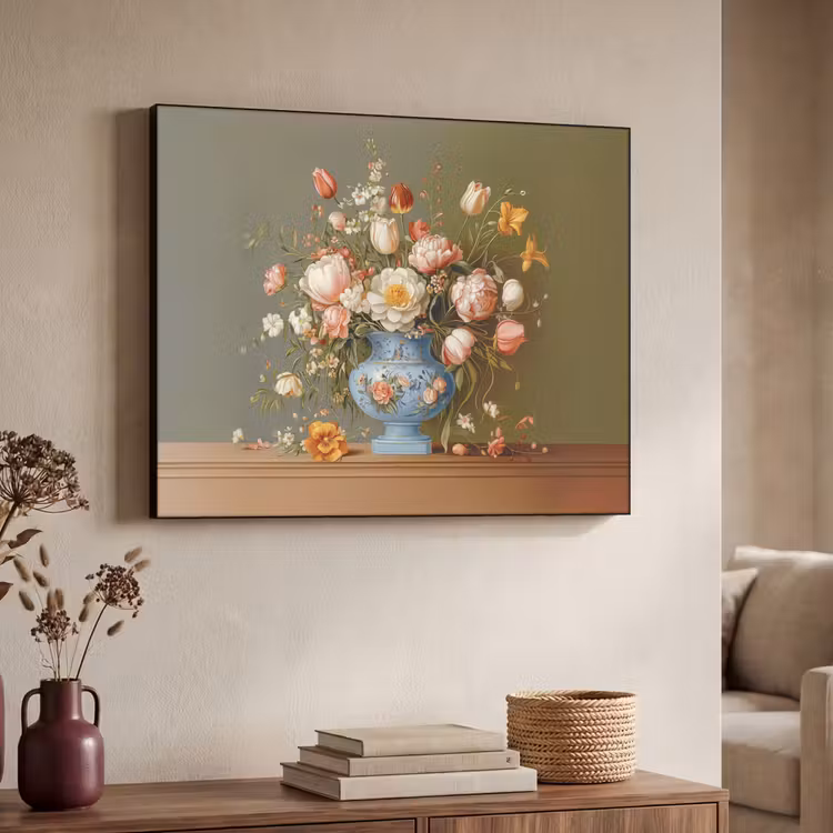Art Frame - Neutral - Bloemen - Boeket - Vaas — 7