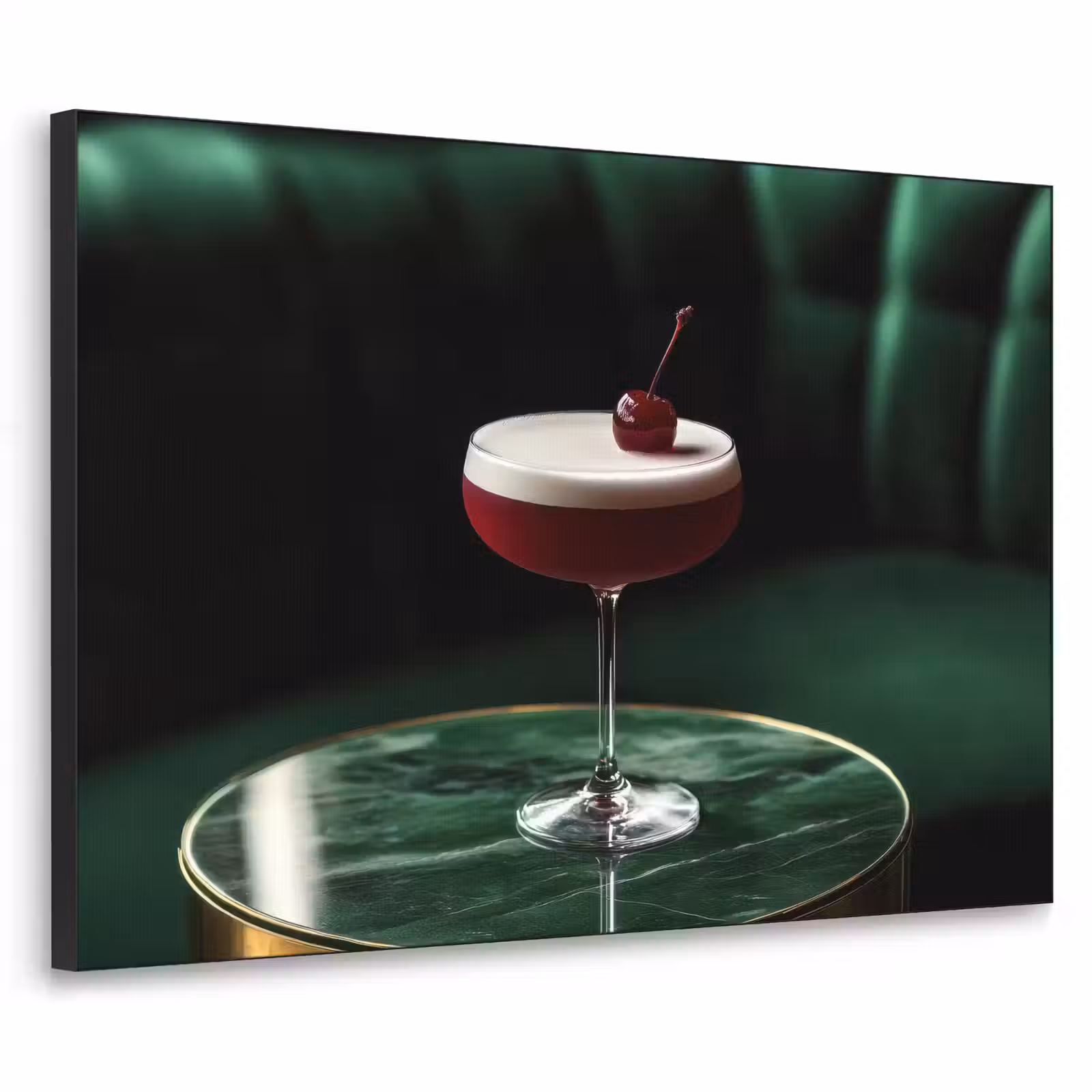 Art Frame - Kers - Cocktail - Rood - Marmer — 1