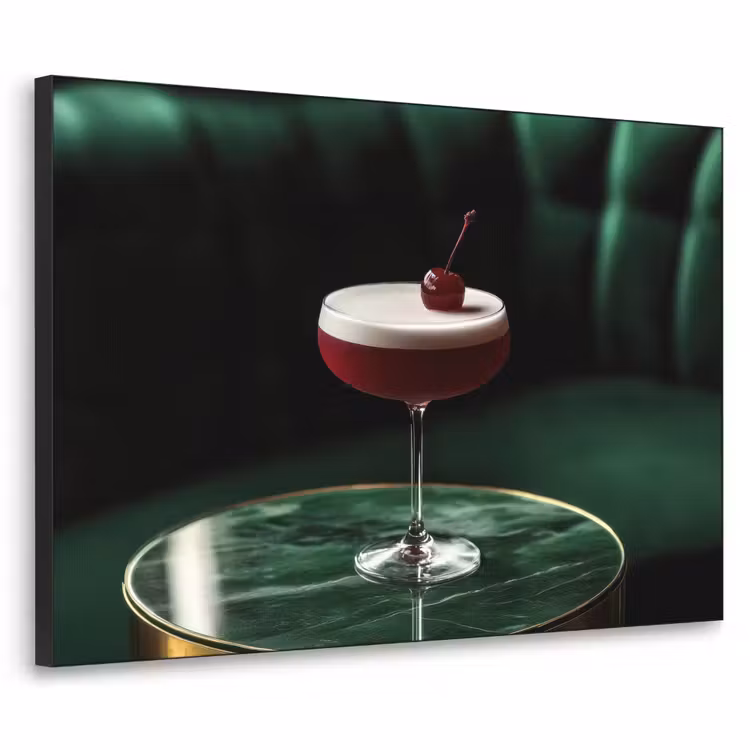 Art Frame - Kers - Cocktail - Rood - Marmer — 1