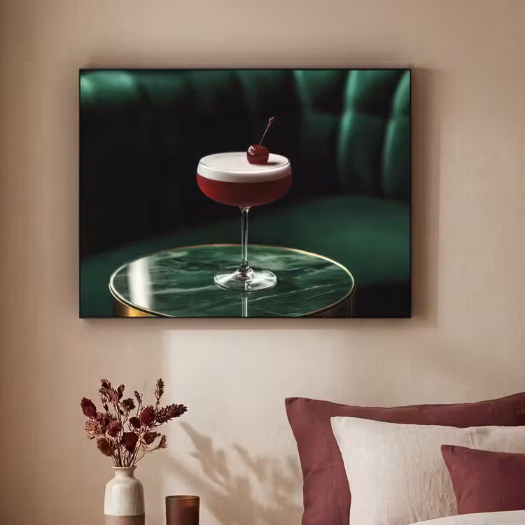 Art Frame - Kers - Cocktail - Rood - Marmer — 3