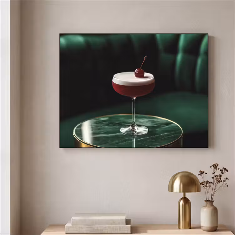 Art Frame - Kers - Cocktail - Rood - Marmer — 5