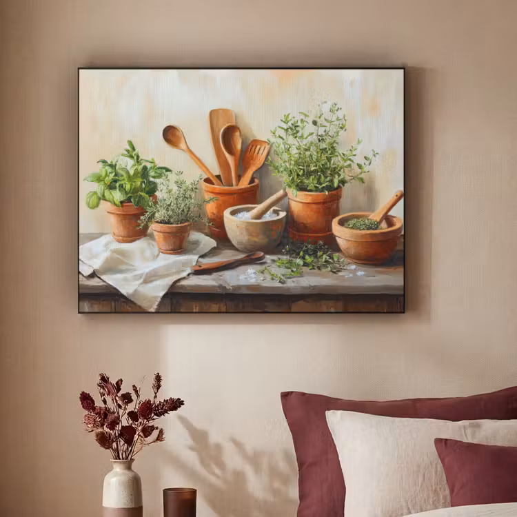 Art Frame - Potten - Kruiden - Hout — 3