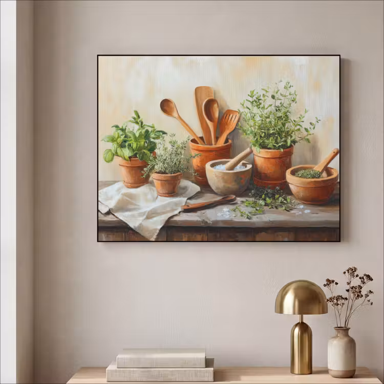 Art Frame - Potten - Kruiden - Hout — 5
