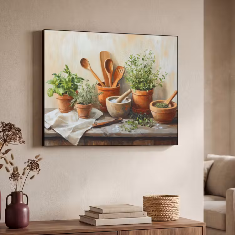 Art Frame - Potten - Kruiden - Hout — 7