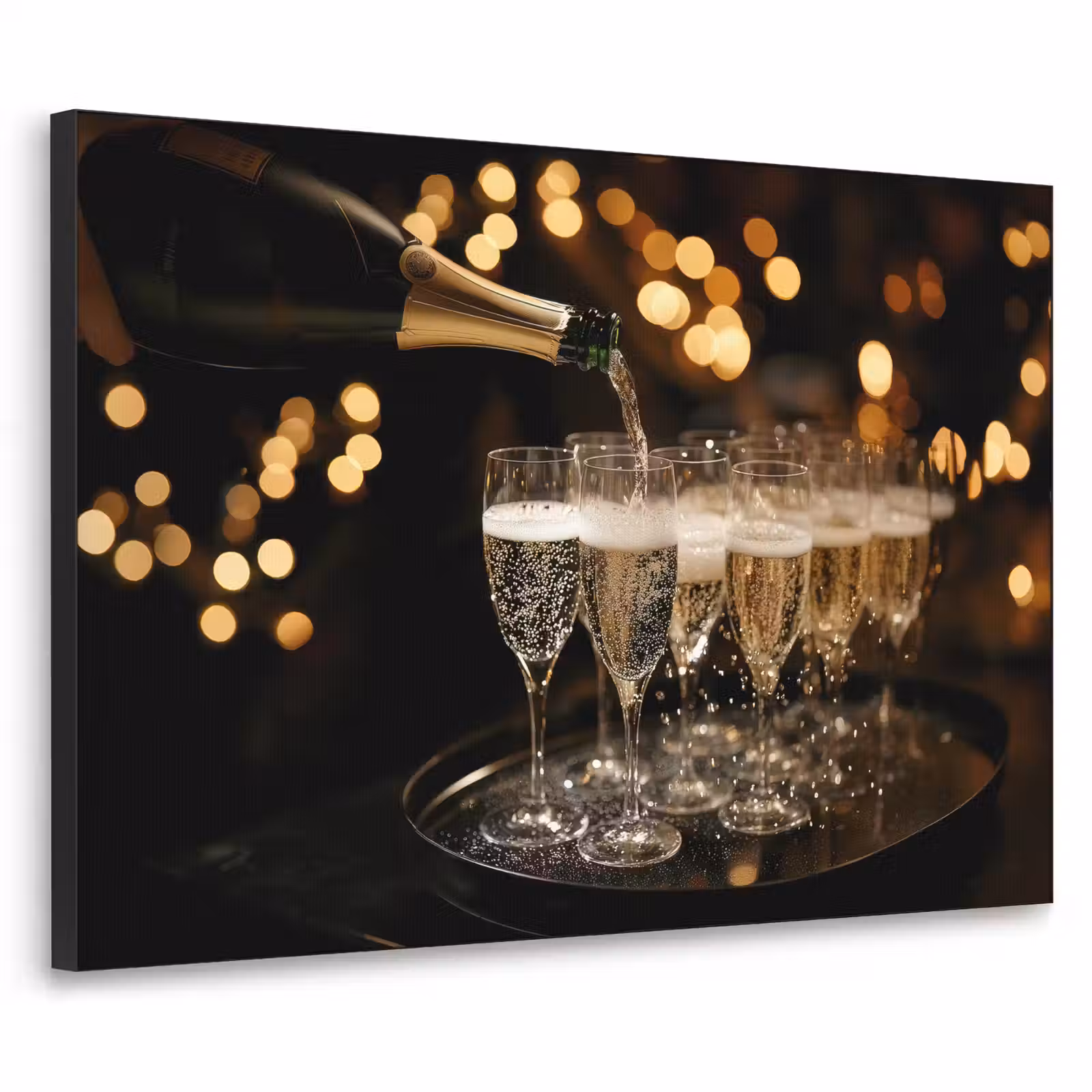 Art Frame - Lichter - Champagner - Gläser — 1