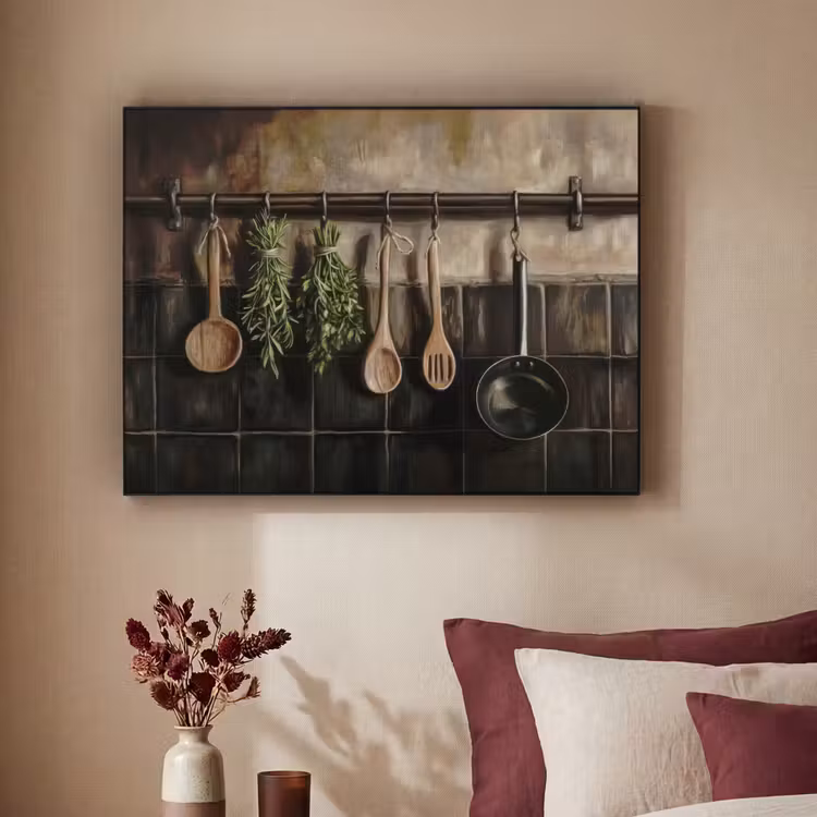 Art Frame - Keukengerei - Rustiek - Tegels - Kruiden — 3