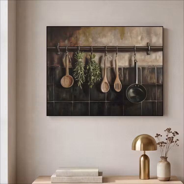 Art Frame - Keukengerei - Rustiek - Tegels - Kruiden — 5
