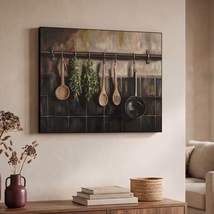 Art Frame - Keukengerei - Rustiek - Tegels - Kruiden — 7