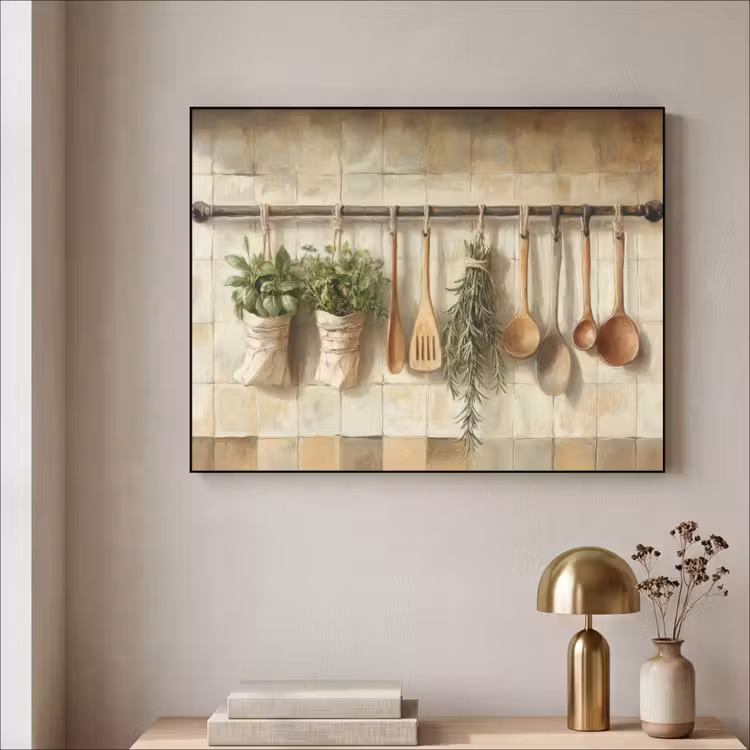 Art Frame - Hout - Keukengerei - Stilleven - Tegels — 5