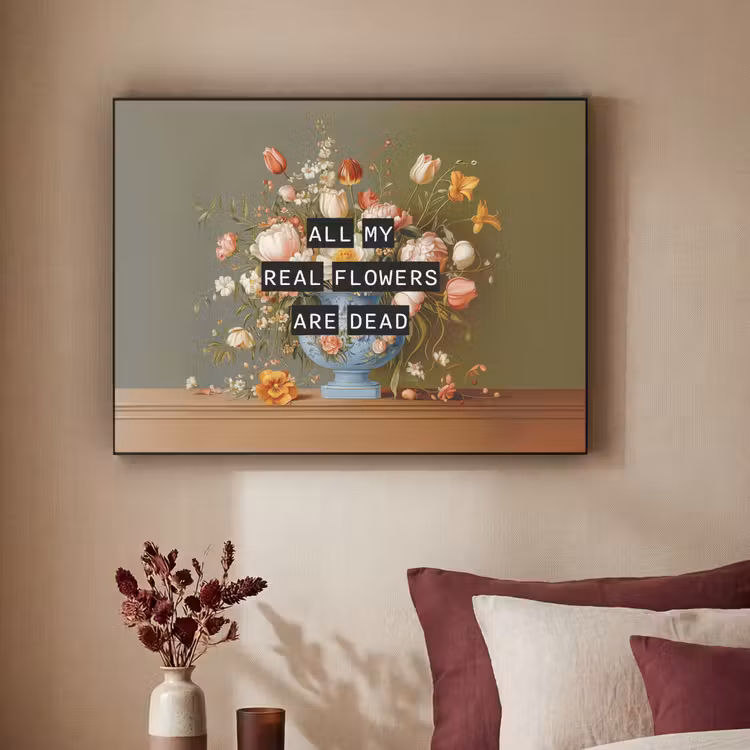 Art Frame - Bloem - Quote - Vintage - Art — 3