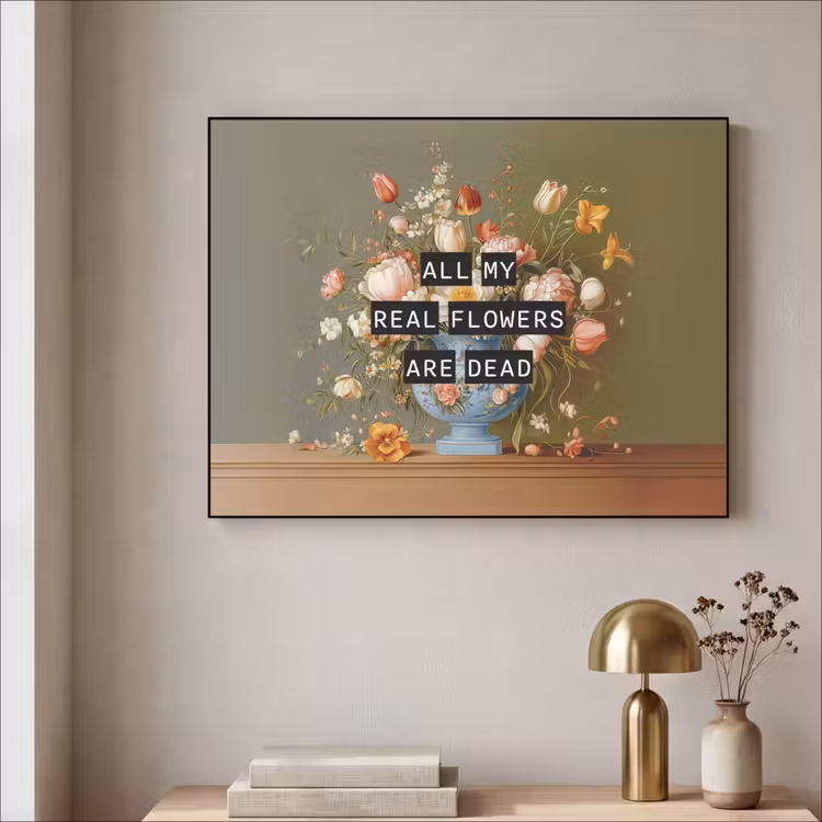 Art Frame - Bloem - Quote - Vintage - Art — 5
