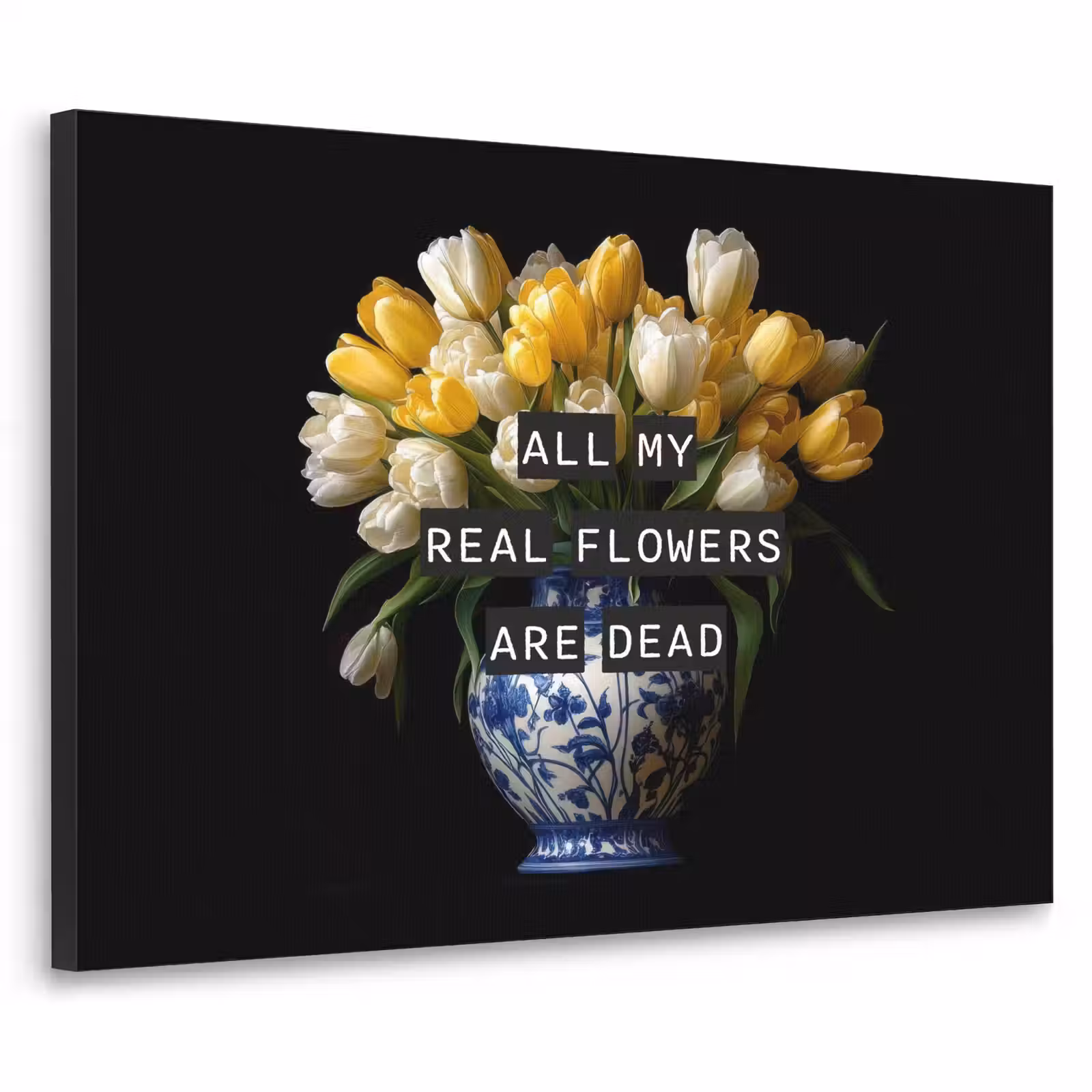 Art Frame - Quotes - Bloem - Tulp - Geel — 1