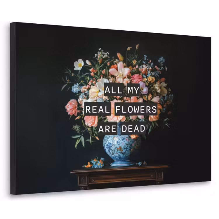 Art Frame - Bloemen - Art - Pastel - Quotes — 1