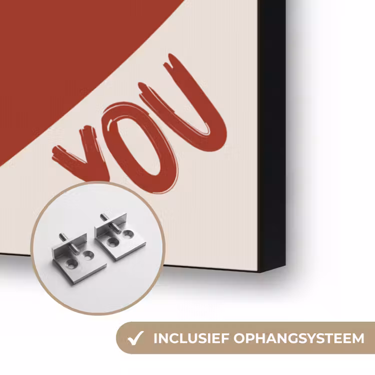 Art Frame - Loveyou - Rood - Hart — 8