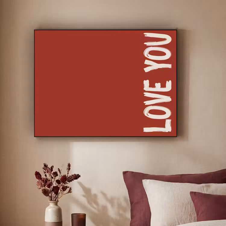 Art Frame - Schuin - Loveyou - Rood — 3