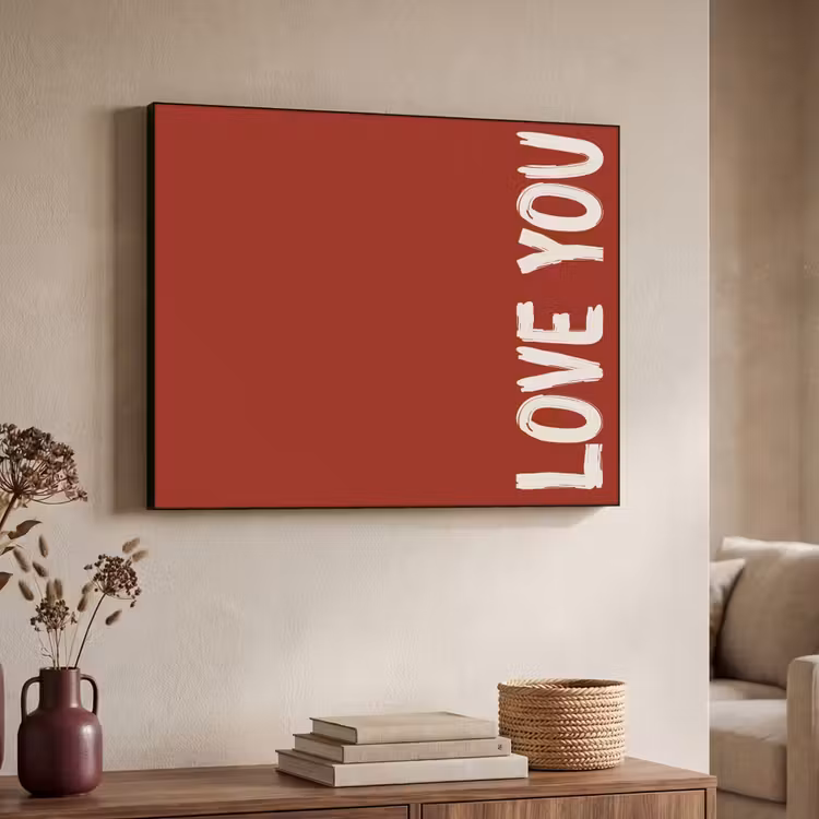 Art Frame - Schuin - Loveyou - Rood — 7