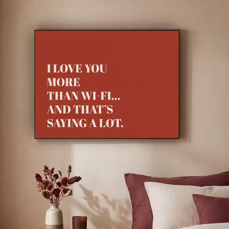 Art Frame - Rood - Quote - Liefde — 3