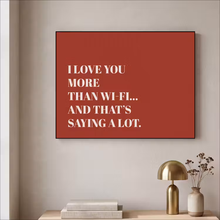 Art Frame - Rood - Quote - Liefde — 5