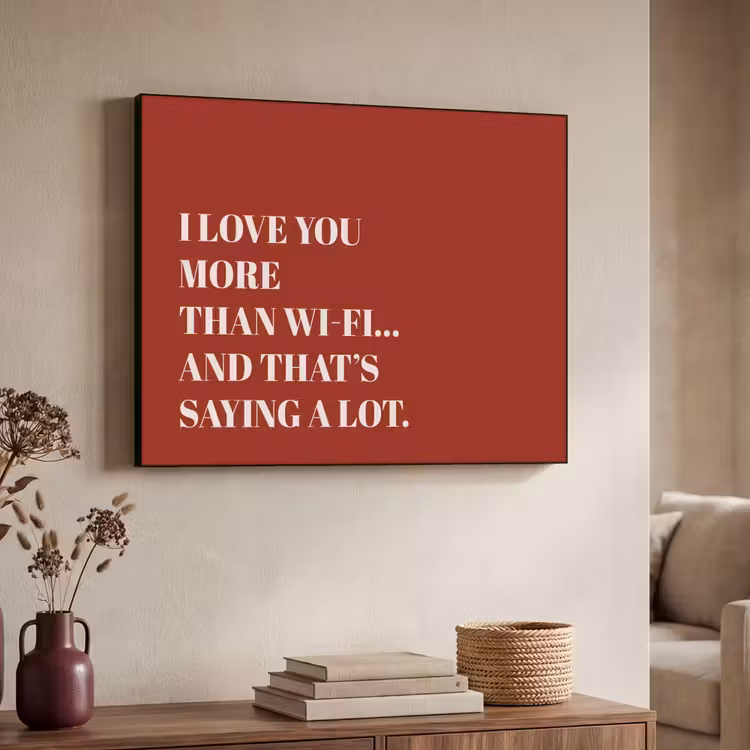 Art Frame - Rood - Quote - Liefde — 7
