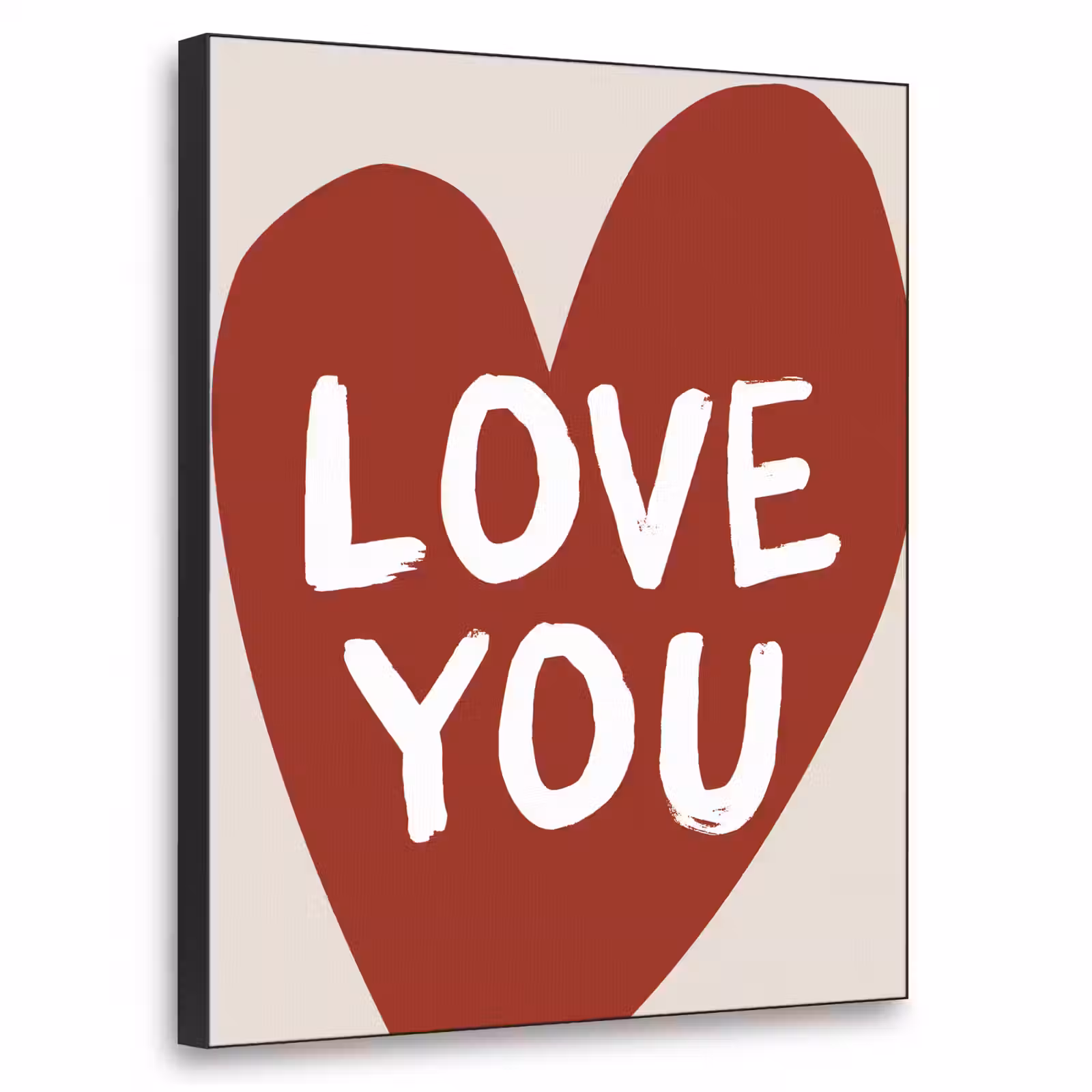 Art Frame - Loveyou - Hart - Rood — 1