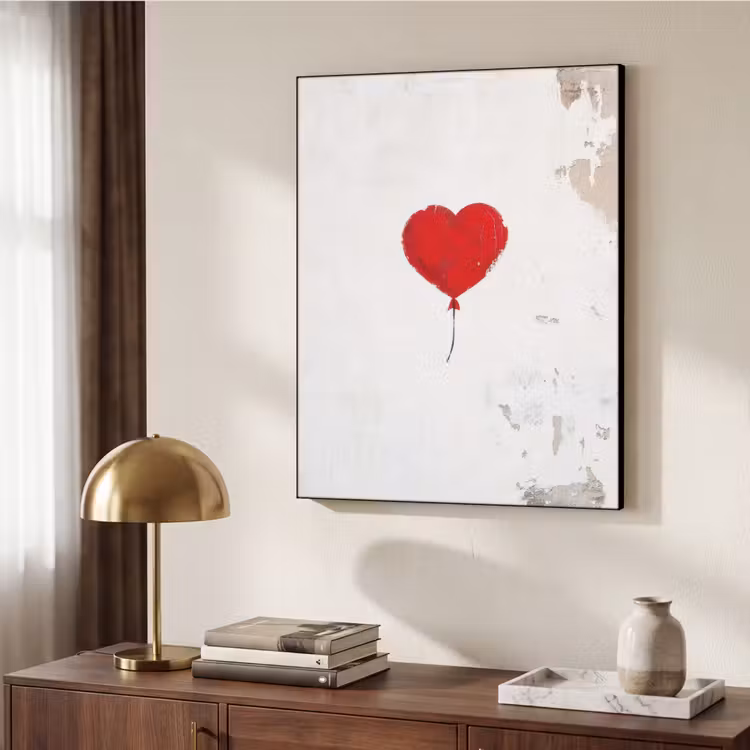 Art Frame - Ballon - Rood - Hart — 10