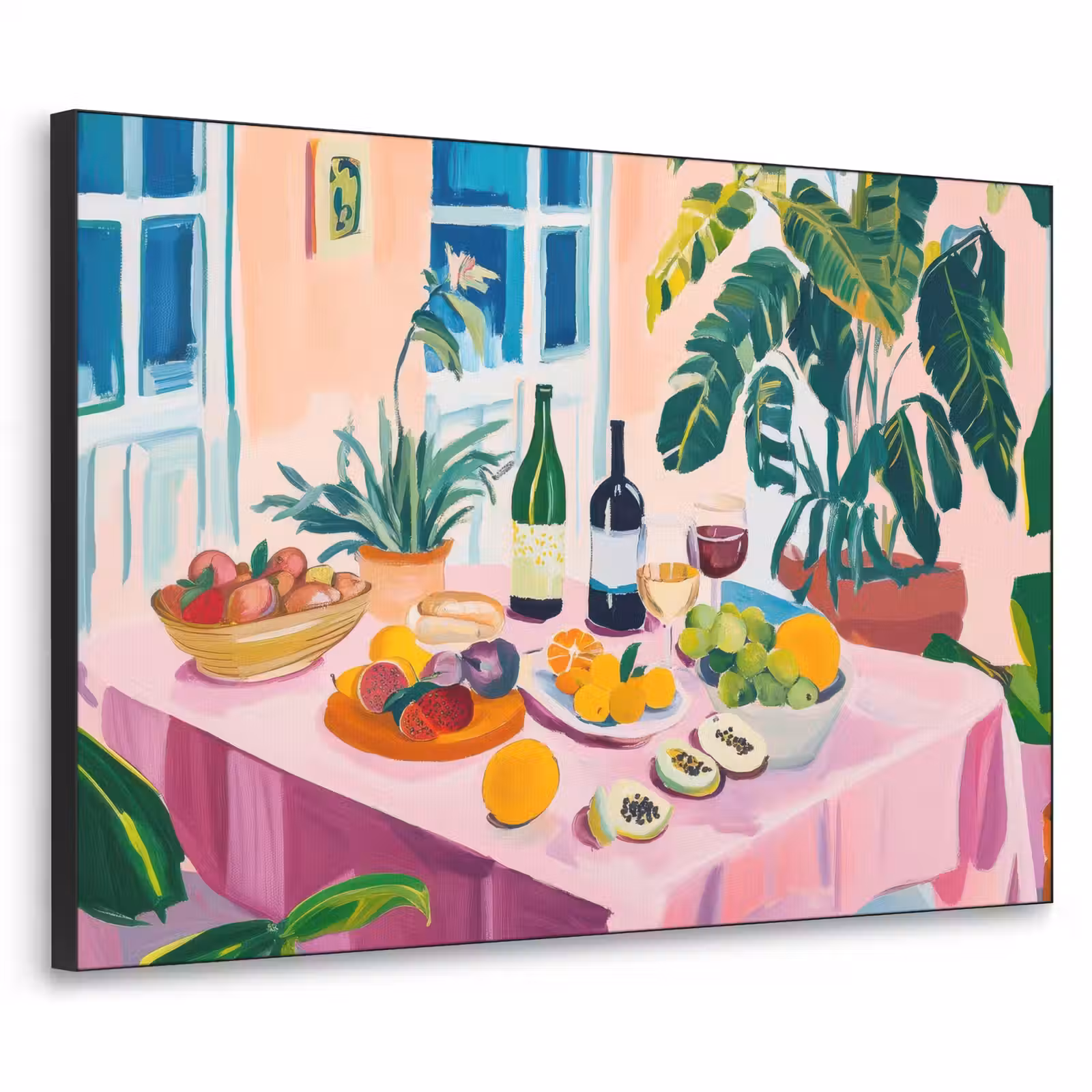 Art Frame - Tafel - Wijn - Fruit — 1